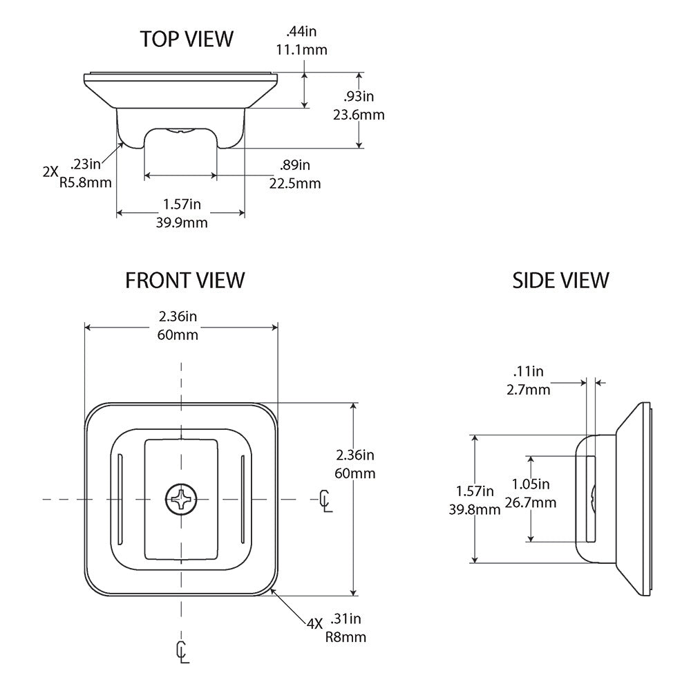 UNIVERSAL STRAP MOUNT